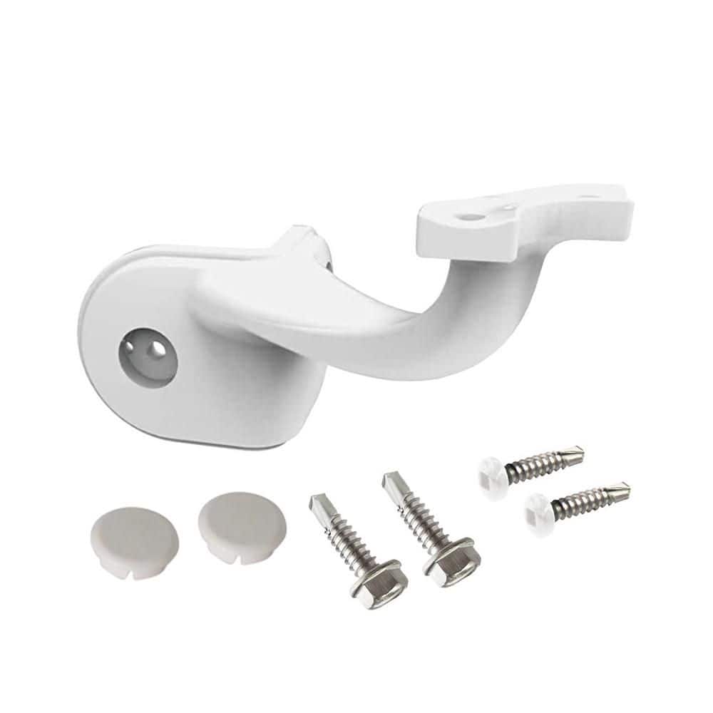 3.5 in. x 4 in. White Aluminum ADA Rail Inside Corner Mount Kit price history on PriceWatchPro
