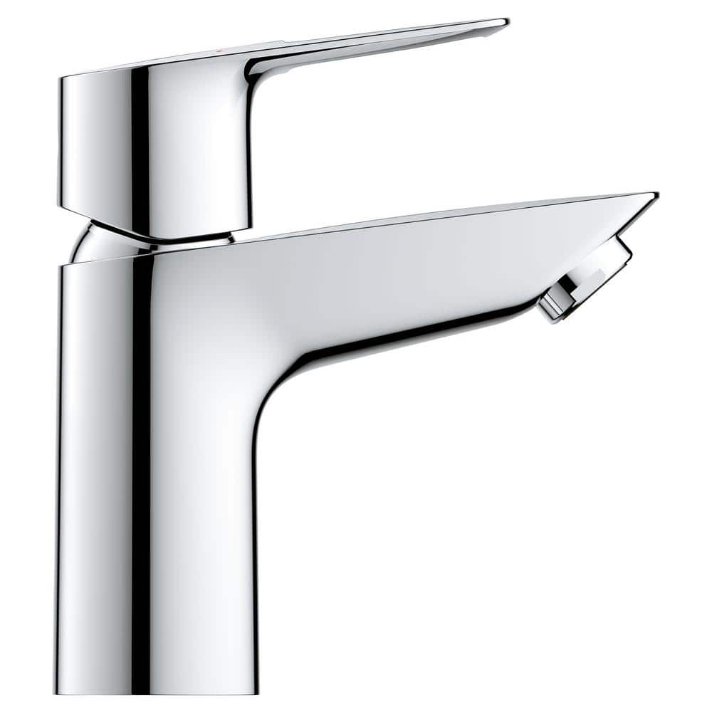 BauLoop Sleek Chrome Single-Handle Bathroom Faucet