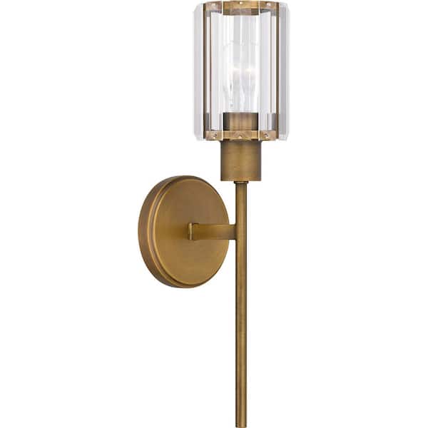 Quoizel Isla 4.75 in. 1-Light Weathered Brass Vanity Light