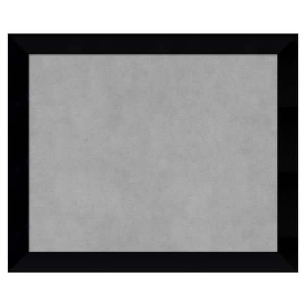 Amanti Art Black Museum 23 in. x 19 in. Framed Magnetic Board