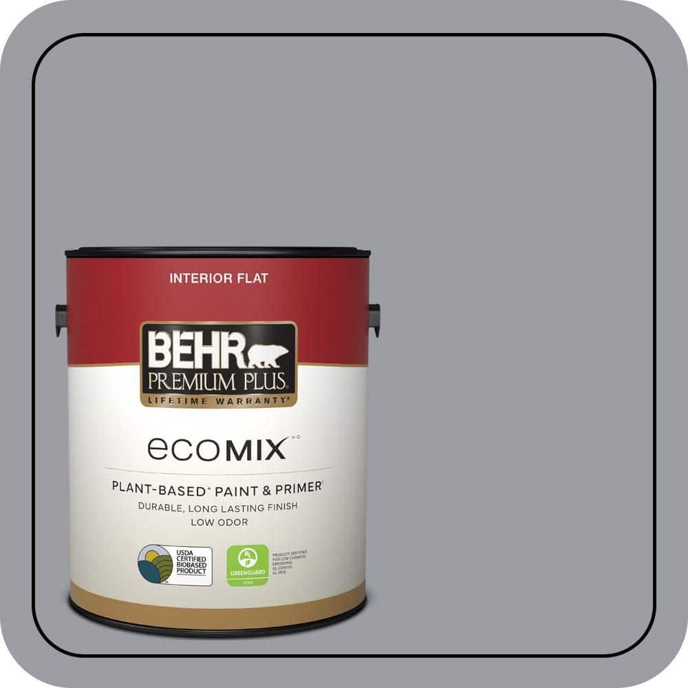 1 gal. #760F-4 Down Pour Flat EcoMix Plant-Based Interior Paint & Primer price history on PriceWatchPro