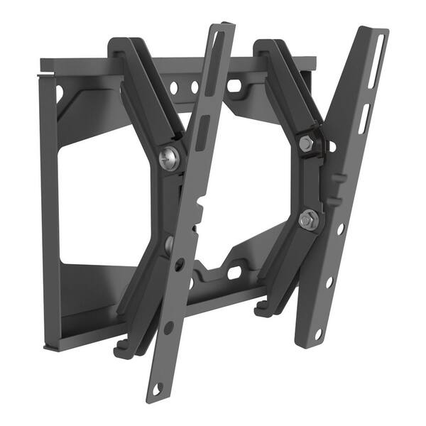 Barkan a Better Point of View Barkan 13" to 39" Tilt Flat / Curved TV Wall Mount, Black, Auto Locking Patent, Touch & Tilt, Extra Stable