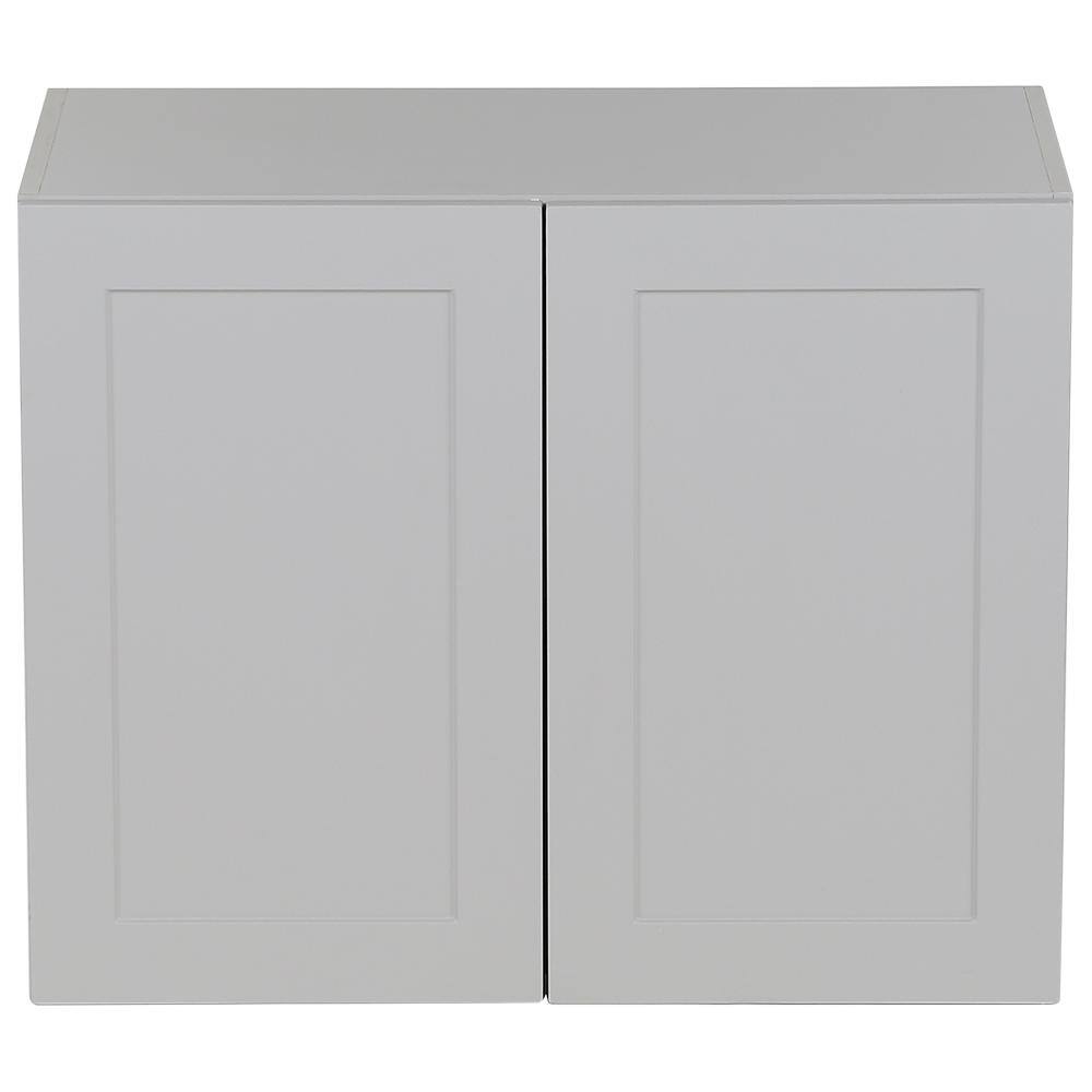 Cambridge Shaker Assembled 30 in. x 24 in. x 15.5 in. Wall Cabinet in Gray price history on PriceWatchPro