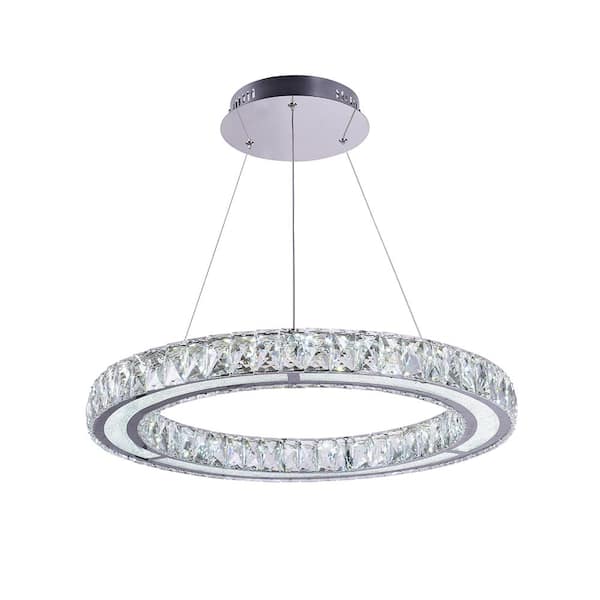Unbranded Oaklyn 1-Light Chrome Chandelier