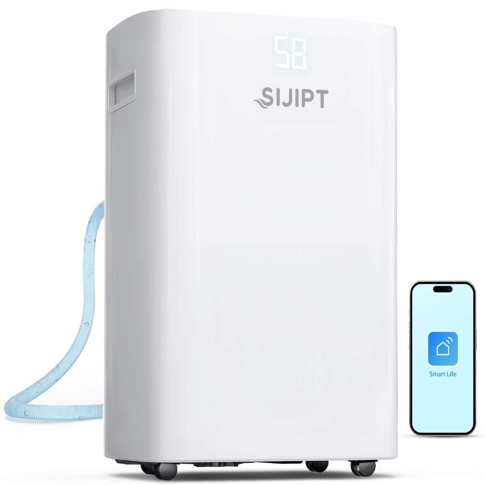 6,000 sq. ft. 100 pt. High Humidity Smart Dehumidifier with Bucket and Drain Hose for Basement, Bedroom in. White price history on PriceWatchPro