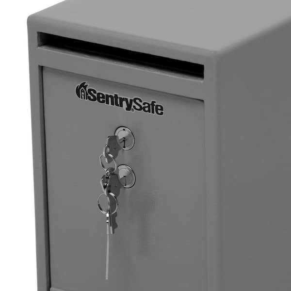 SentrySafe 0.4 cu. ft. Depository Money Safe with Dual Key Lock UC 