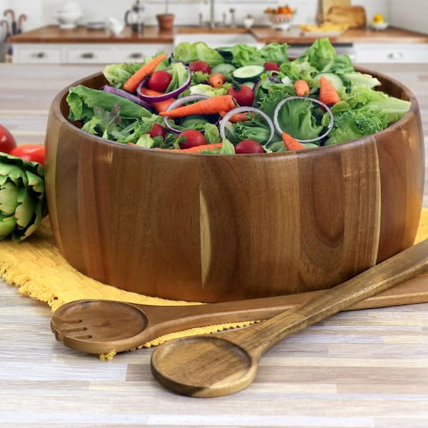 Large Salad Bowl Two Tone