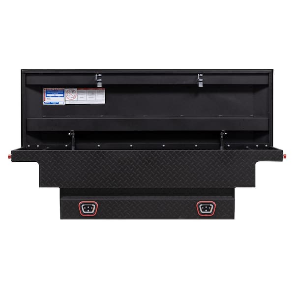 Weather Guard 62.5 in. Matte Black Aluminum Compact Low