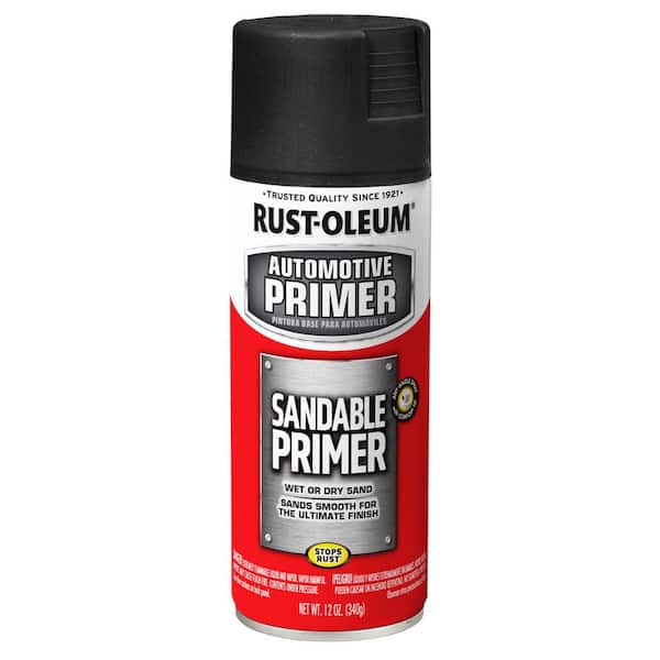 Rust-Oleum Automotive 12 oz. Black Sandable Primer Spray (6-Pack)