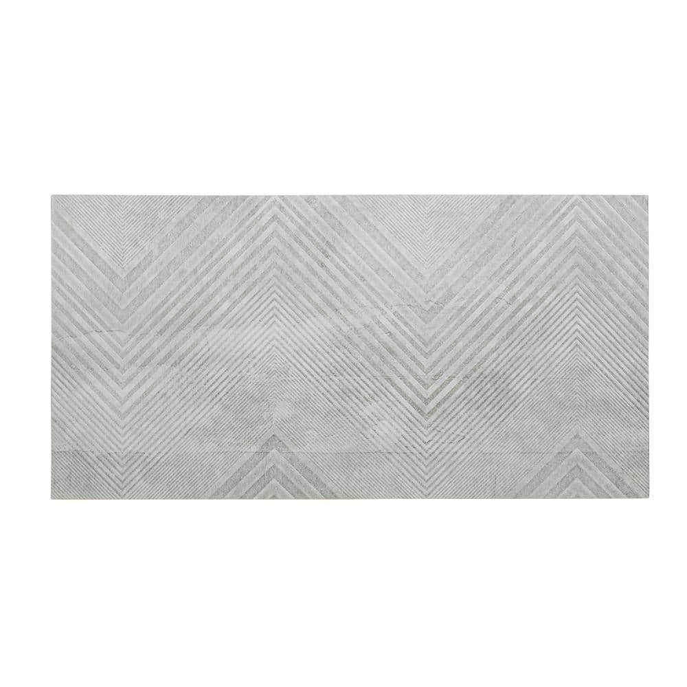 Take Home Tile Sample - Vibes Gray 3 in. x 6 in. Subway Glossy Ceramic price history on PriceWatchPro