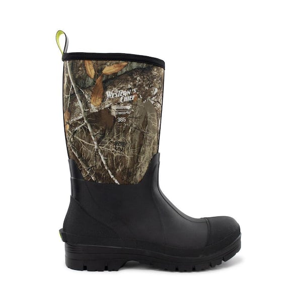 Men's 365 Realtree Mid Neoprene Cold Weather Boots, Camo, Size 11