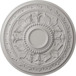 30-5/8 in. x 2-1/2 in. Tellson Urethane Ceiling Medallion (Fits Canopies up to 6-3/4 in.), Ultra Pure White