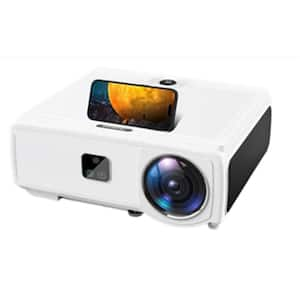 Auto Focus & 4K Support 1920 x 1080 Smart Outdoor Projector with Wi-Fi, Bluetooth 1300 Lumens 50% Zoom and Auto Keystone