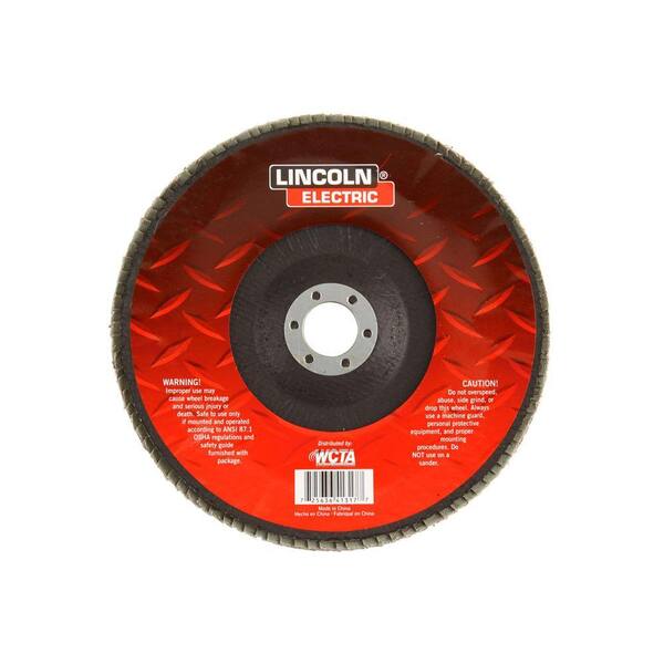 Lincoln Electric 4-1/2 in. 80-Grit Flap Disc