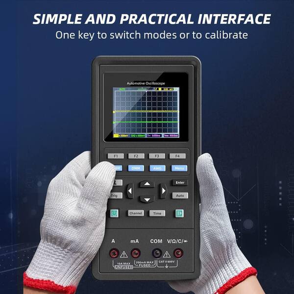 Vrbgify 2C42 Handheld 2-in-1 Oscilloscope and Multimeter