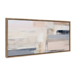 Sylvie Rustic Melody Framed Canvas by Amy Lighthall Set of 1 Abstract Art Print 18.00 in. x 40.00 in.