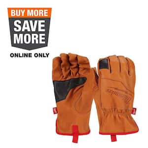 Milwaukee XX-Large Goatskin Leather Gloves 48-73-0014 - The Home Depot