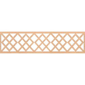 Hadley Fretwork 0.25 in. D x 47 in. W x 12 in. L Hickory Wood Panel Moulding