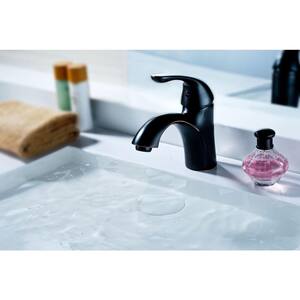 Clavier Series Single Hole Single-Handle Mid-Arc Bathroom Faucet in Oil Rubbed Bronze