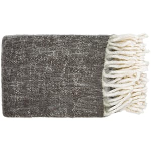 Paola Charcoal Throw Blanket