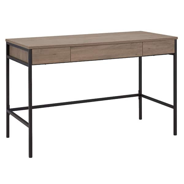 Elle D cor Dani 47 W Writing Desk Old World Rustic PineDusk Gray