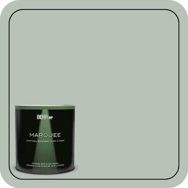 BEHR MARQUEE 1 qt. #MQ6-18 Recycled Glass Semi-Gloss Enamel Exterior Paint & Primer