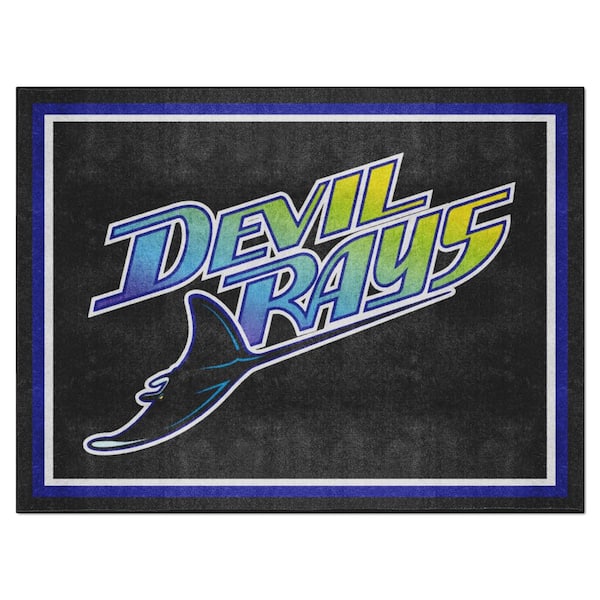 FANMATS Tampa Bay Devil Rays 8ft. x 10 ft. Plush Area Rug - Retro Collection