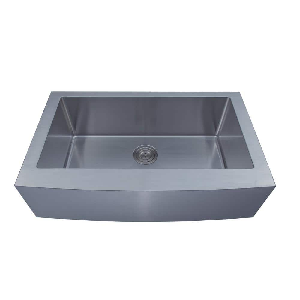 Empire Industries Loft Farmhouse Stainless Steel 33 in. Single Bowl ...