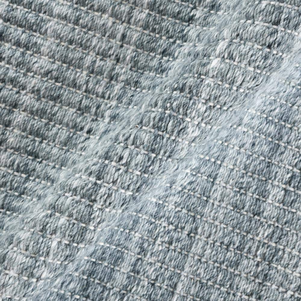 Atlantic StripedMetallic Gray Hand-Woven (Outdoor) Area Rug