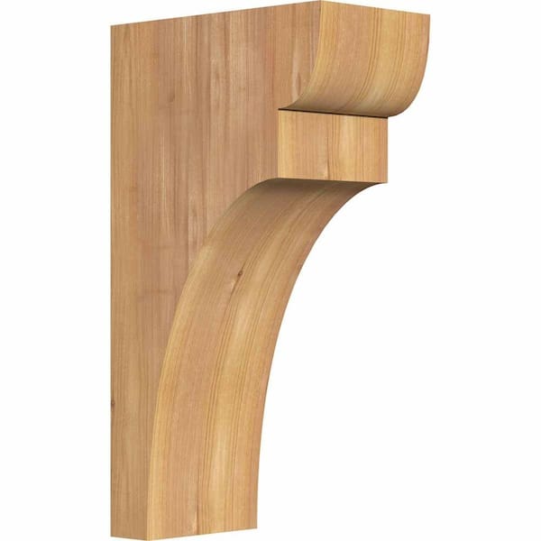 Ekena Millwork 5-1/2 in. x 10 in. x 18 in. Western Red Cedar Yorktown Smooth Corbel