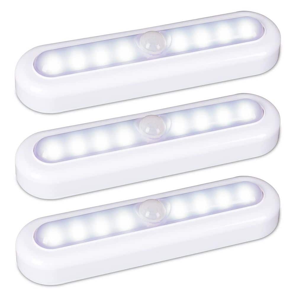 Lukyamzn Cool White LED Motion Sensor Stick-on Light Lamp for