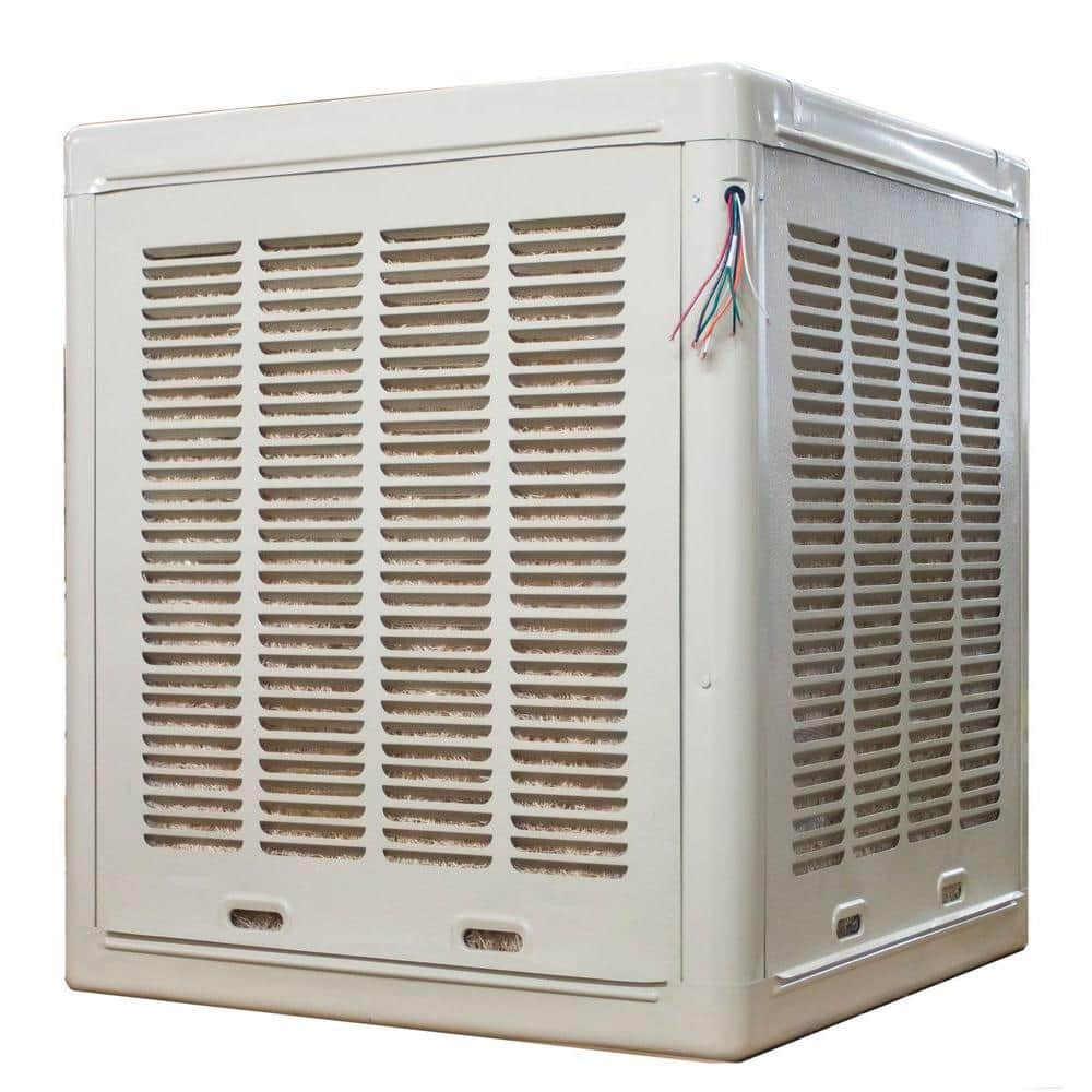 Hessaire 4,800 CFM Down-Draft Aspen Roof/Side Evap Cooler (Swamp Cooler ...