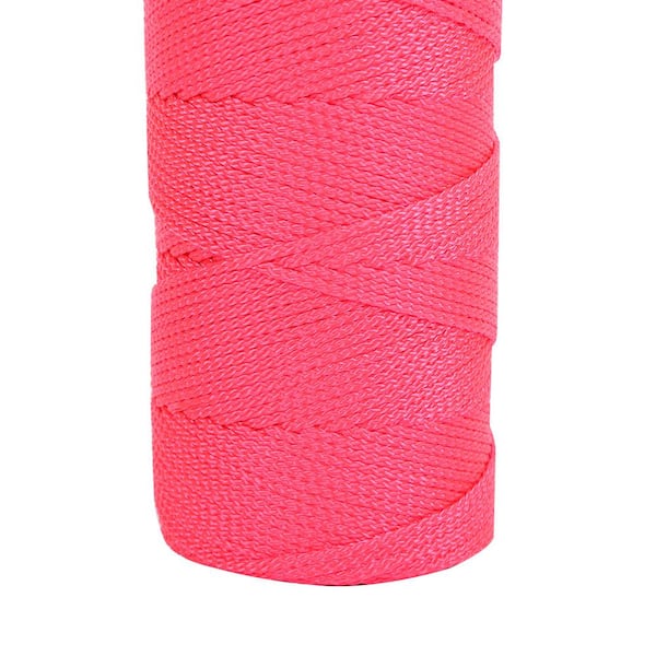 Stringliner Company 35162 Braided Construction Line Fluorescent Pink for sale online