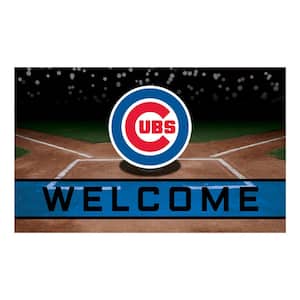 MLB - Chicago Cubs 18 in. x 30 in. Rubber Door Mat
