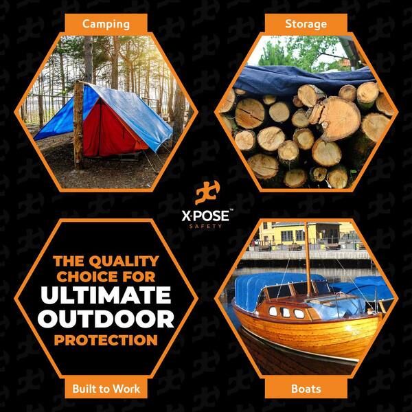XPOSE SAFETY 5 mil 50 ft. W x 100 ft. L Better Blue General