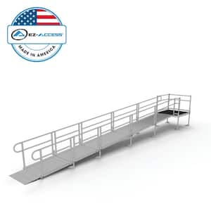 DISCUS　RAMP EZ-ACCESS PATHWAY 20 ft. Straight Aluminum Wheelchair Ramp
