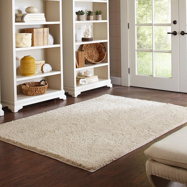 High Quality & Durable Super Soft Plain Beige Thick Dense Easy care Shaggy Rugs 