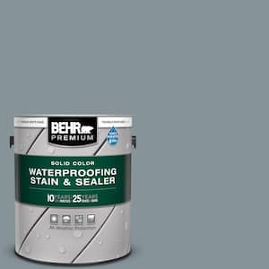 1 gal. #SC-119 Colony Blue Solid Color Waterproofing Exterior Wood Stain and Sealer