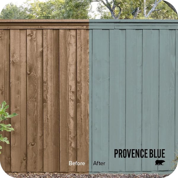 1 gal. #HDC-AC-23 Provence Blue Solid Color House and Fence Exterior Wood Stain