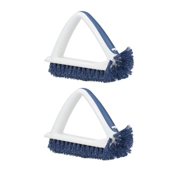 Unger 2-In-1 Corner and Grout Scrubber Brush (2-Pack) 979870 COMBO1 - The  Home Depot