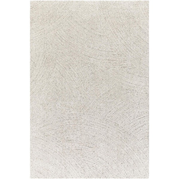 Gavic Cream Modern Abstract 6 ft. 7 in. x 9 ft. 6 in. Area Rug