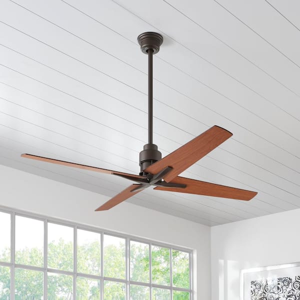 Virginia Highland 56 in. Indoor Espresso Bronze Ceiling Fan with Remote Control
