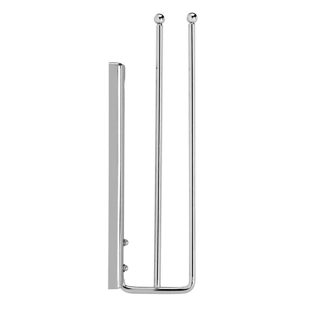 Chrome Wall Mounted Pull-Out Towel Bar for Cabinets