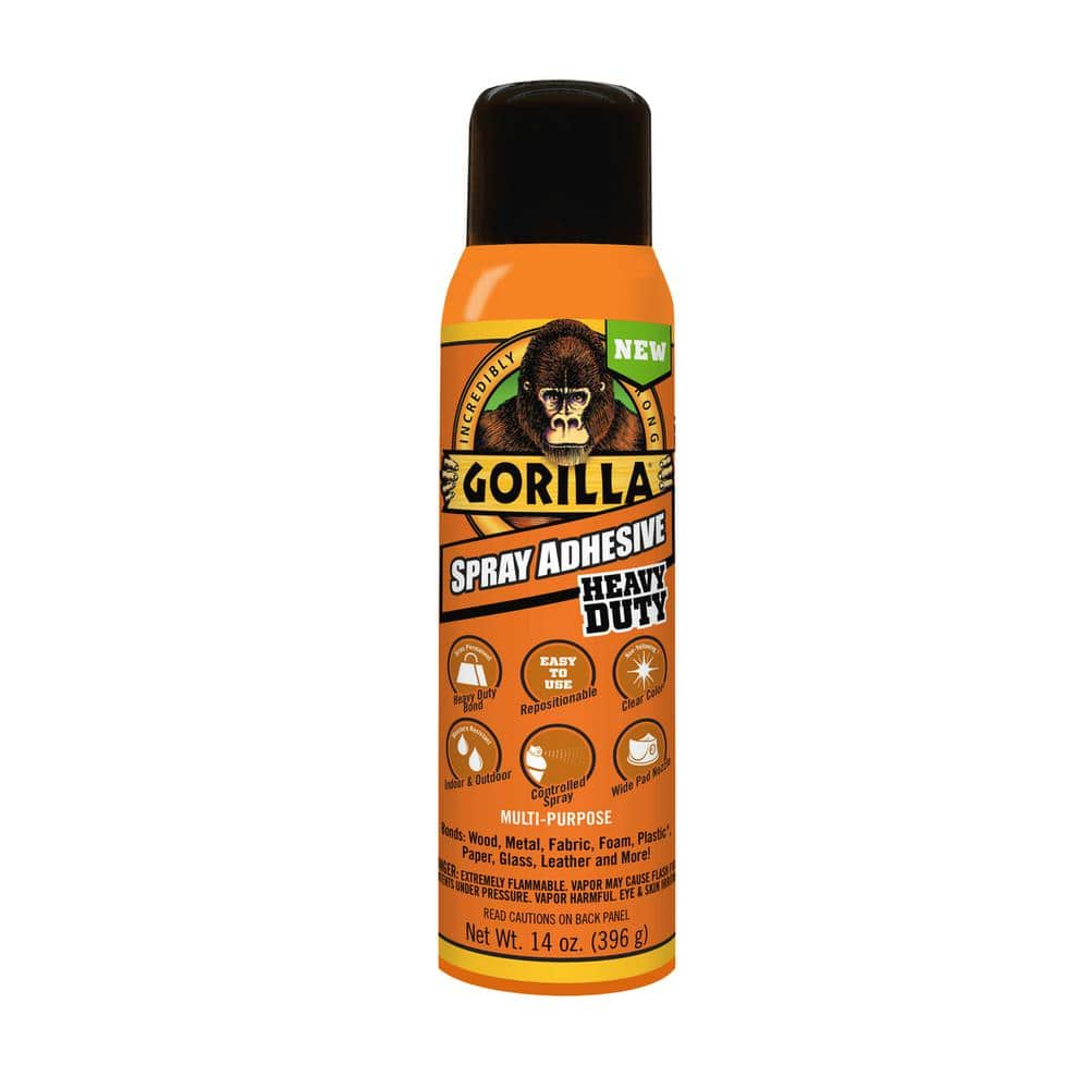 Gorilla Glue Adhesive Spray  Gorilla Spray Adhesive is heavy duty