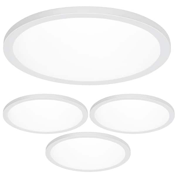 Cheapest FEIT LED 7.5” Flat Panel Downlight, 4-Pack