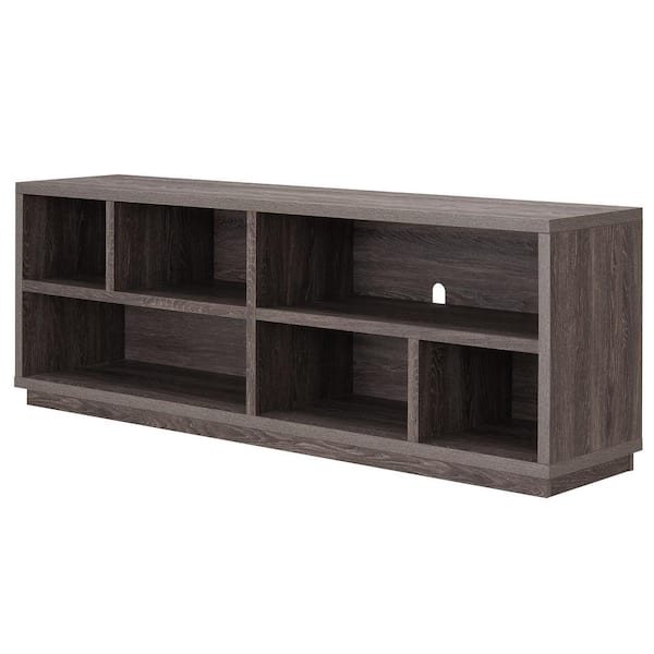 Meyer Cross Bowman 70 in. Burnished Oak TV Stand Fits TV s up to