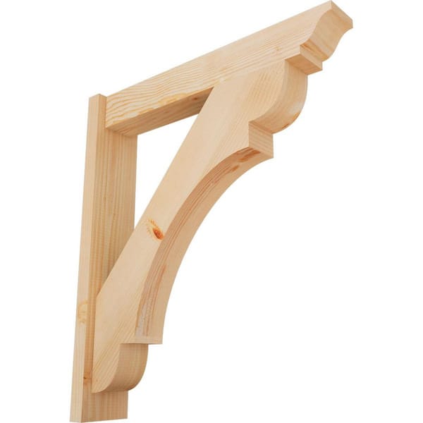 Ekena Millwork 6 in. x 32 in. x 28 in. Douglas Fir Olympic Traditional Smooth Outlooker