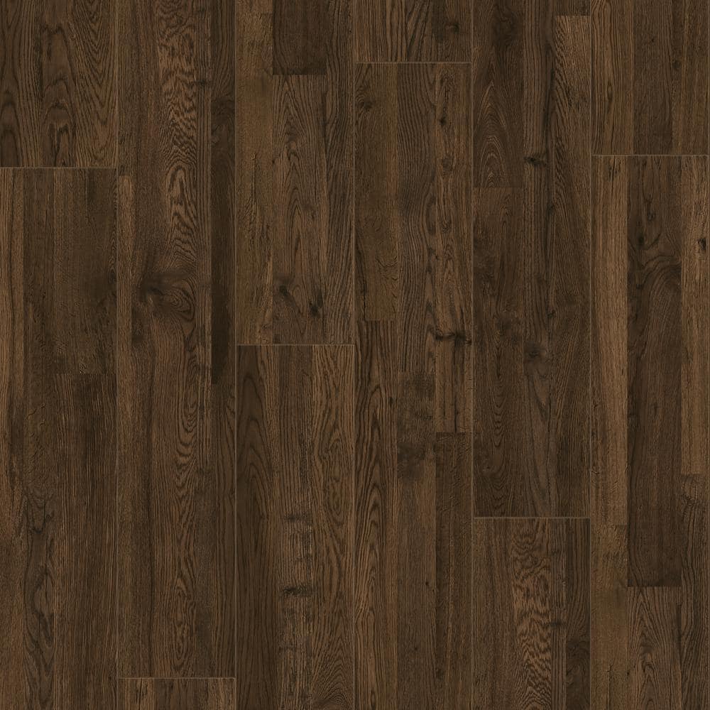 Take Home Sample - Glover Grove Brown Reclaimed Oak 8 mm T x 8 in. W x 7 in. L Water Resistant Laminate Floor Tile -  TrafficMaster, 360831-2K736