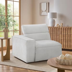Lazzara Dyersburg Dark Gray Corduroy Fabric Manual Glider Recliner