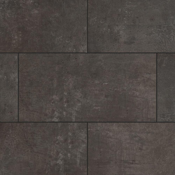 Lifeproof Take Home Sample - Overlook Slate Click Waterproof Lock Luxury Vinyl Tile Flooring